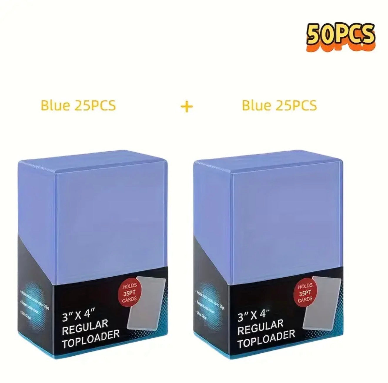 50 Top Loader for Pokemon and TCG cards