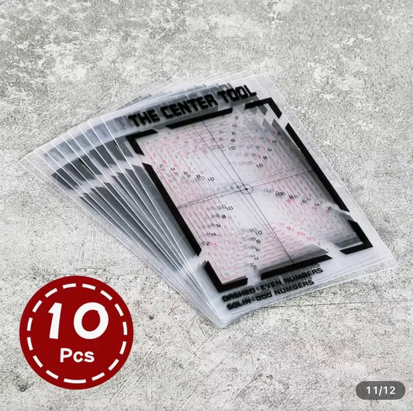 Center Tool for grading cards - PSA Bgs CGC tag