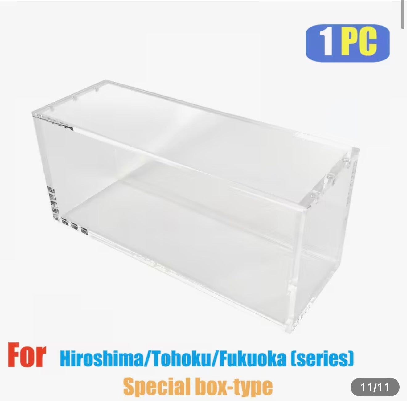 Acrylic Case for Hiroshima/Tohoku/Fukuoka Pokemon center box