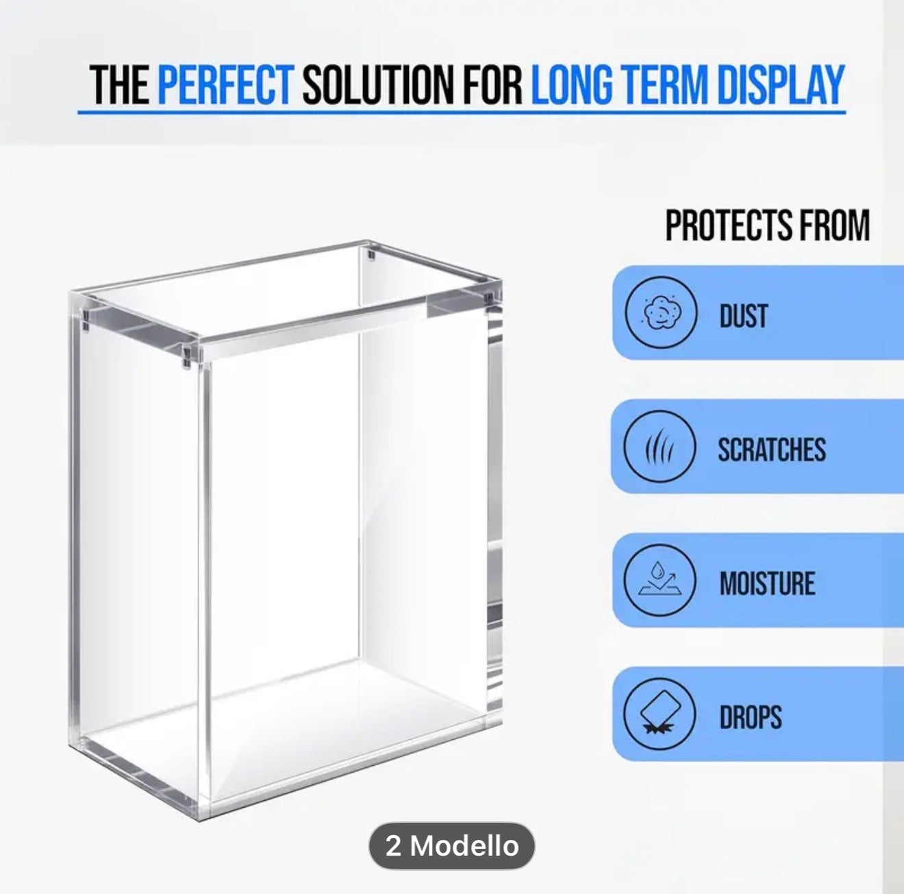 Acrylic Case for single booster bundle Pokemon - 6 packs box
