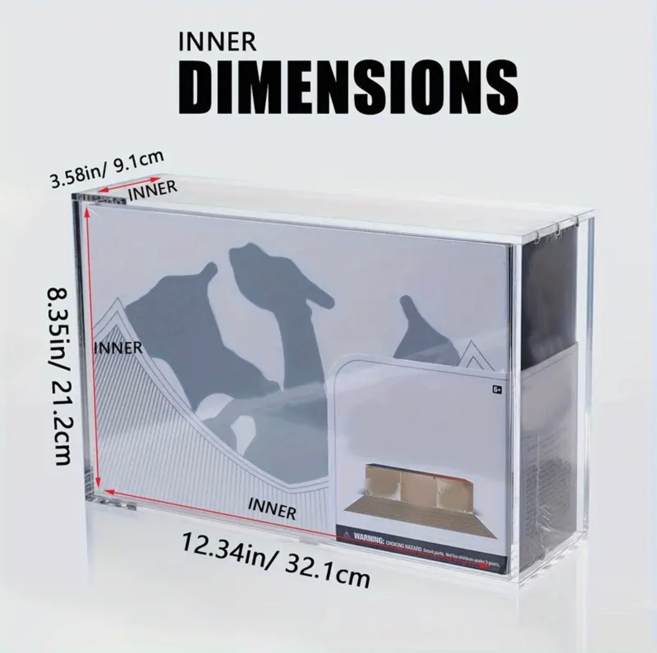 Acrylic Case for Charizard Ultra Premium box - Sword and Shield Pokemon